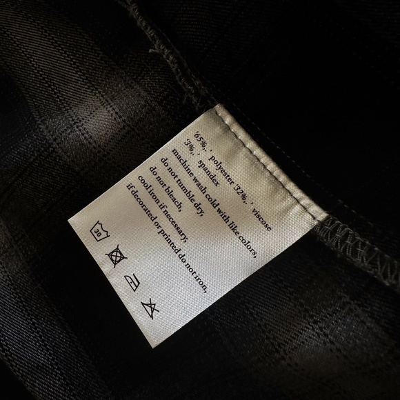 NWT Ksubi Consciousness Plaid Print Flannel Shirt Men's Size XL Ombre Gray Black - Picture 13 of 16